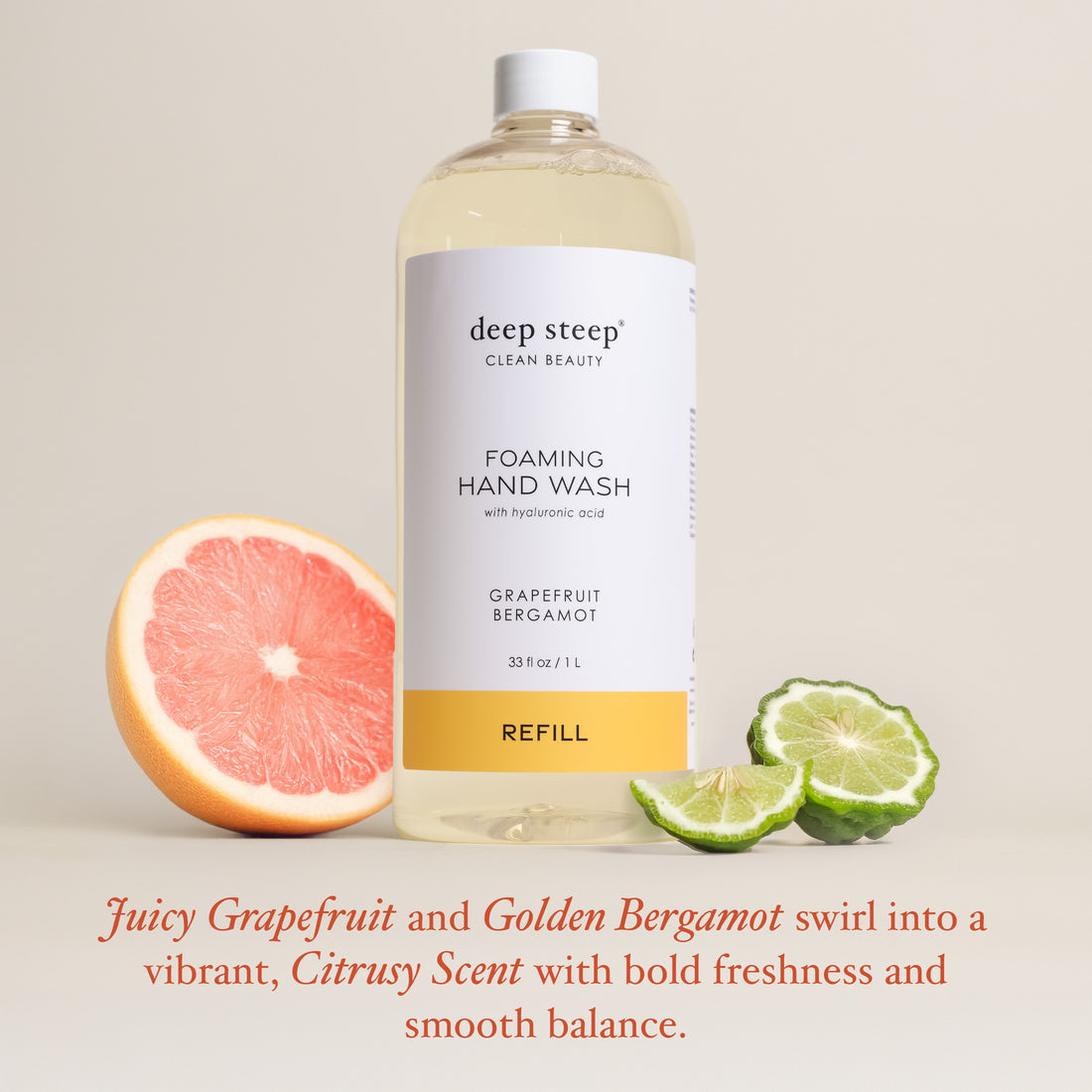 Grapefruit Bergamot Foaming Hand Wash Refill