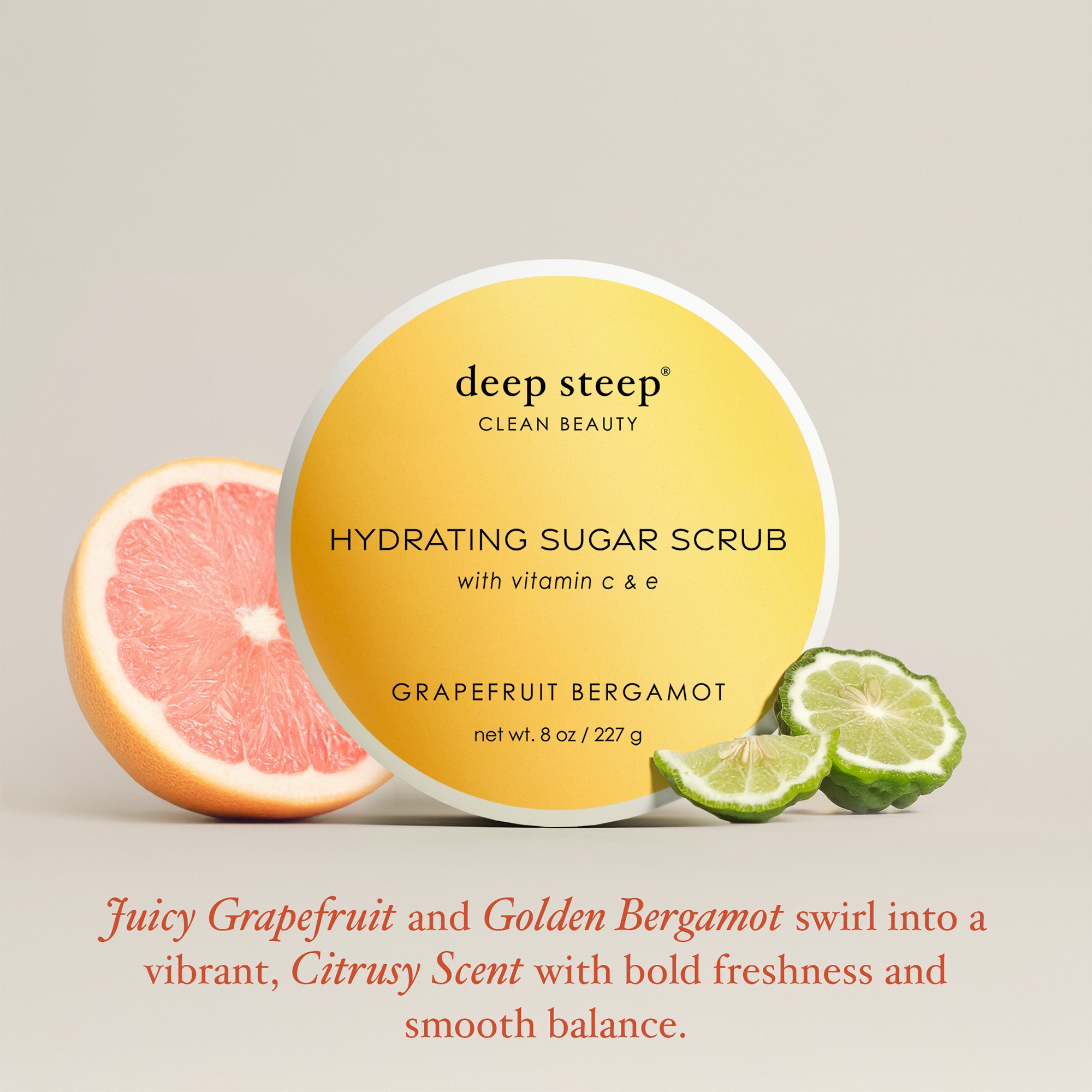 Grapefruit Bergamot Sugar Scrub
