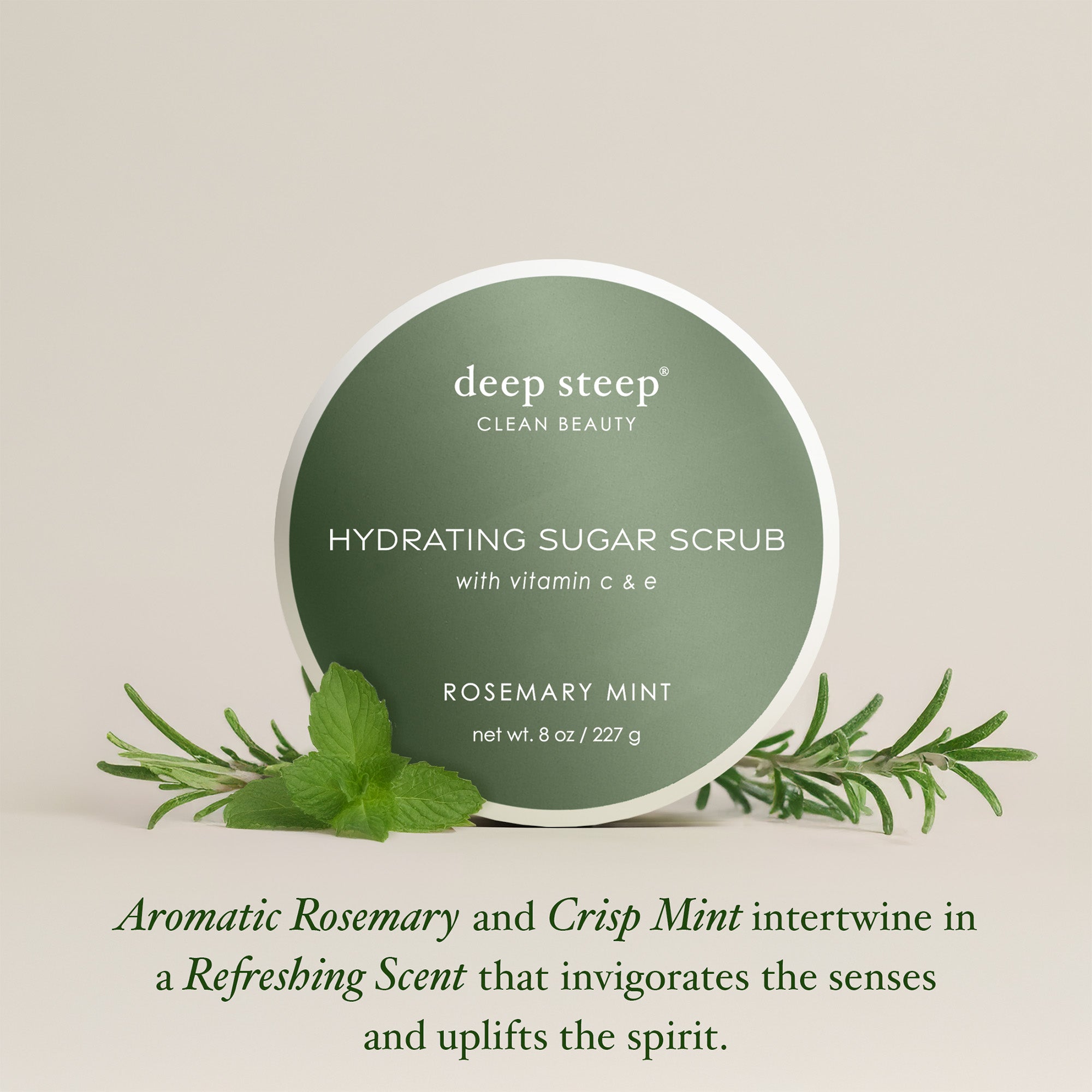 Rosemary Mint Sugar Scrub