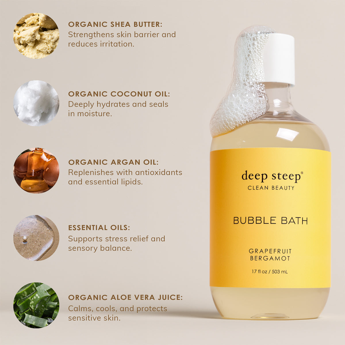 Grapefruit Bergamot Bubble Bath