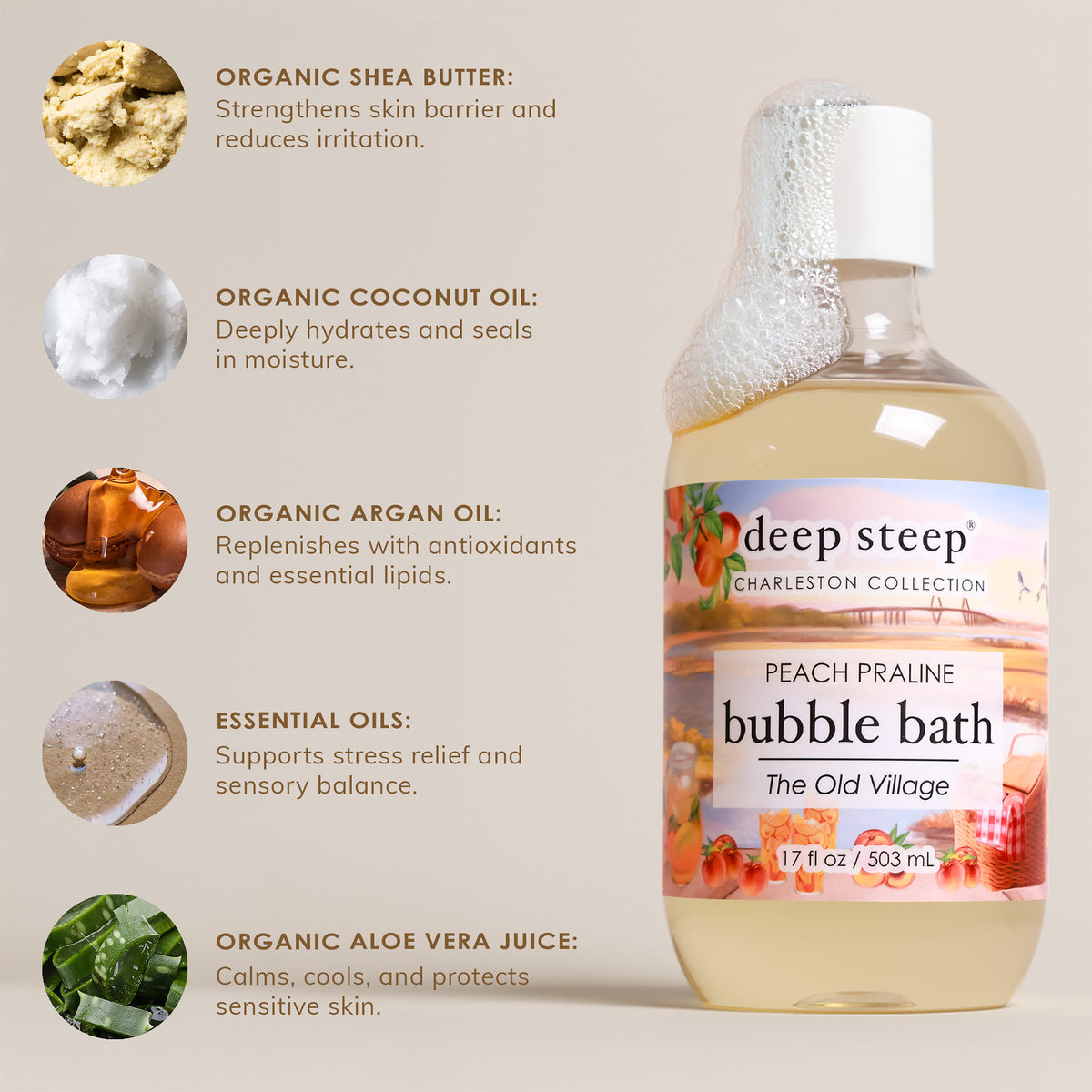 Peach Praline Bubble Bath