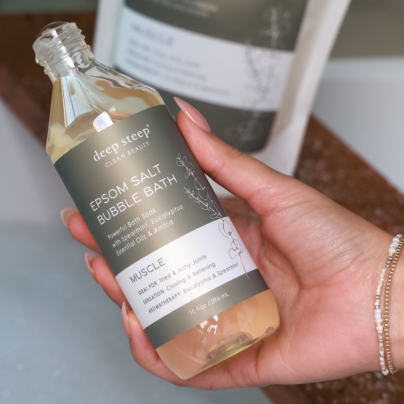 Muscle Epsom Salt Bubble Bath