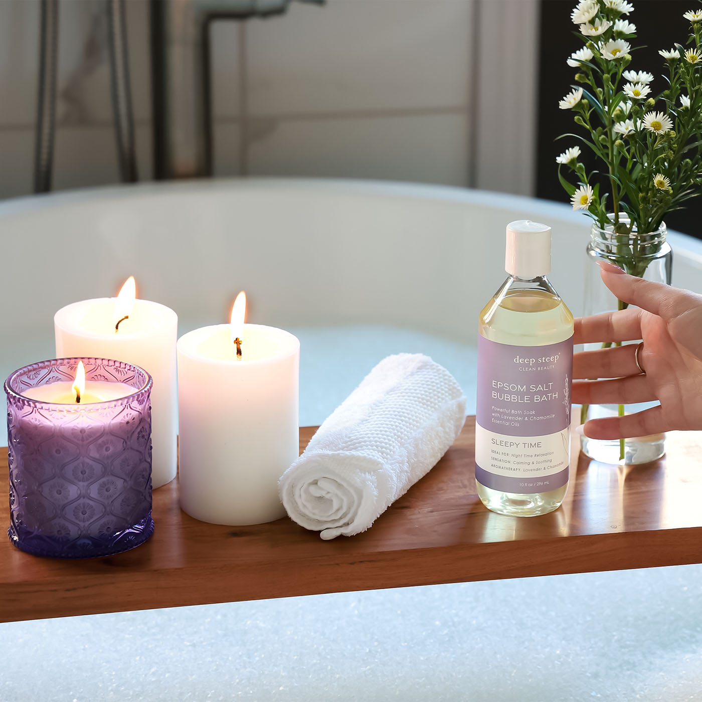 Sleepy Time Epsom Salt Bubble Bath