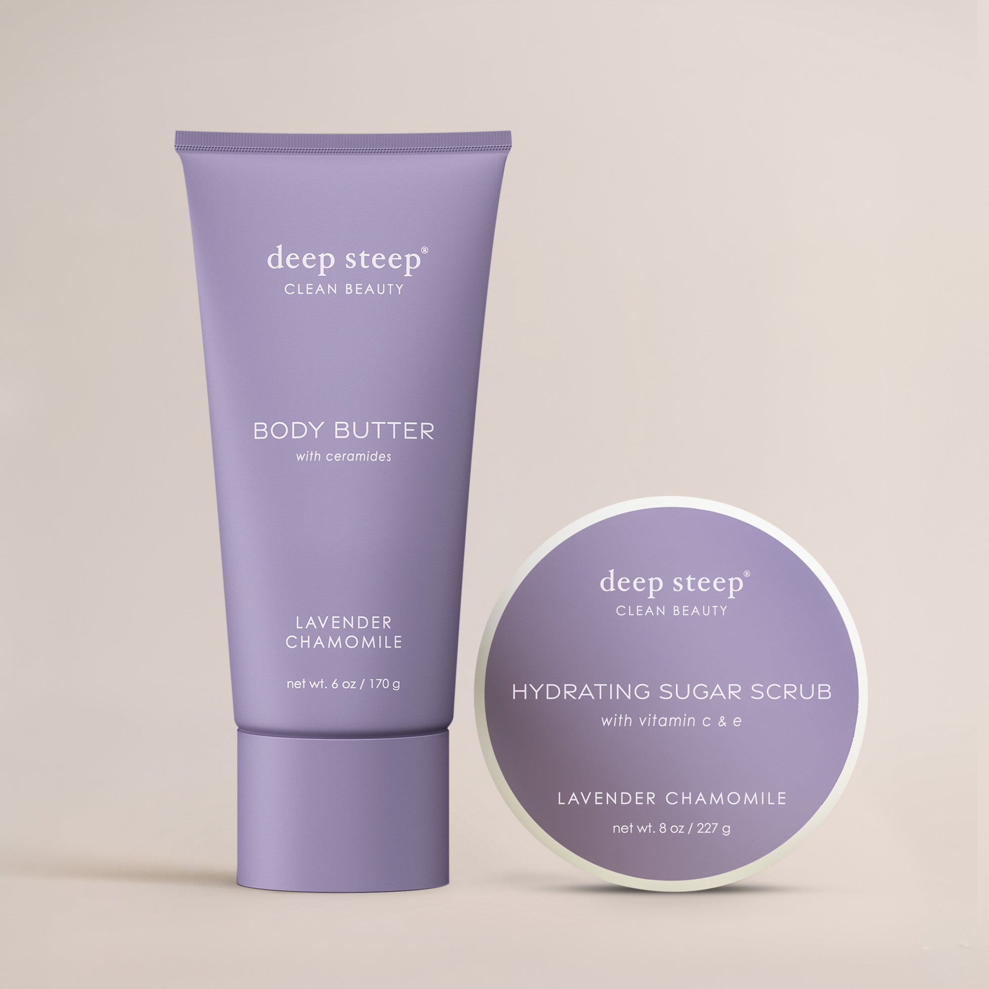 Lavender Chamomile Exfoliating & Hydrating Bundle