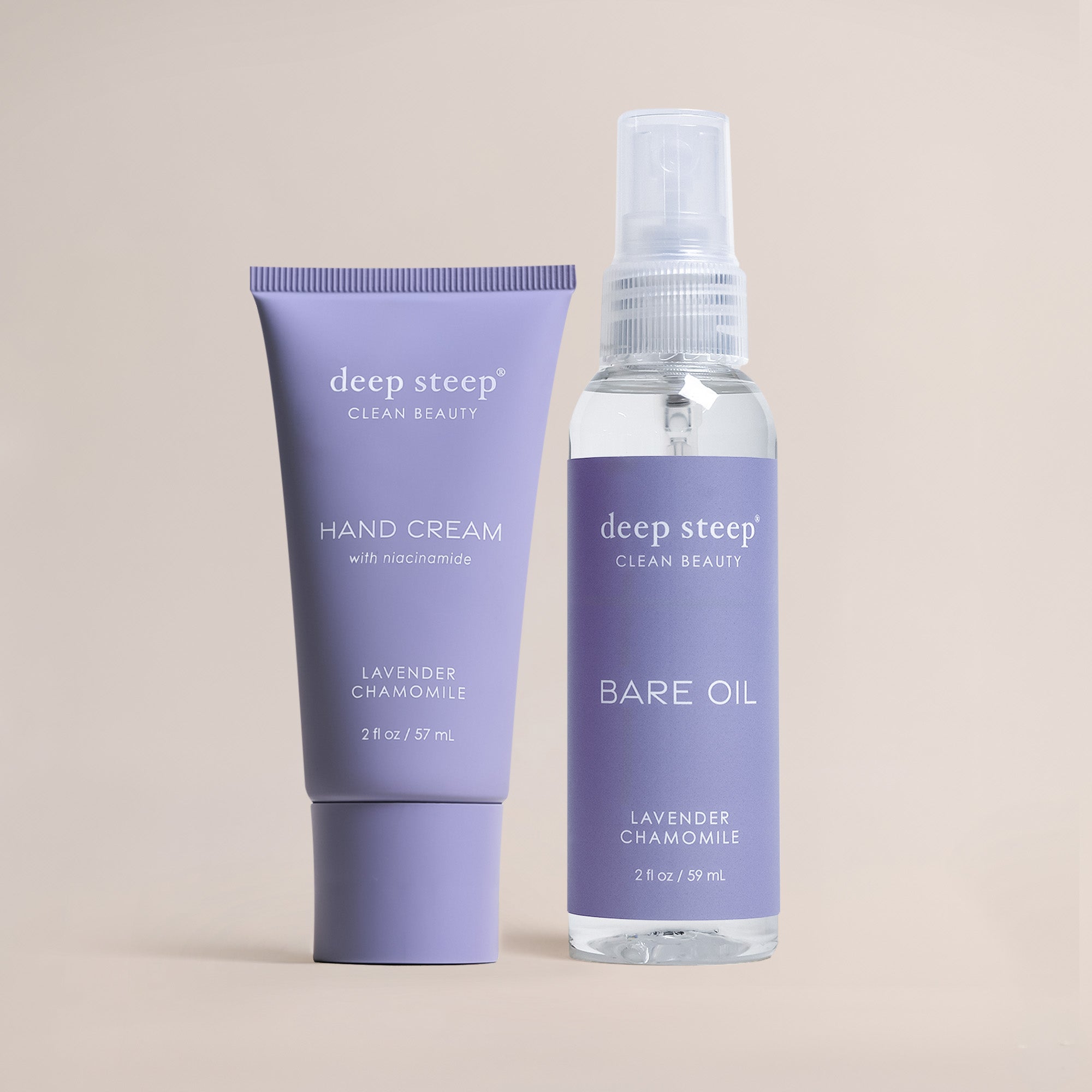 Deep Hydration - Lavender Chamomile Hand Cream & Bare Oil