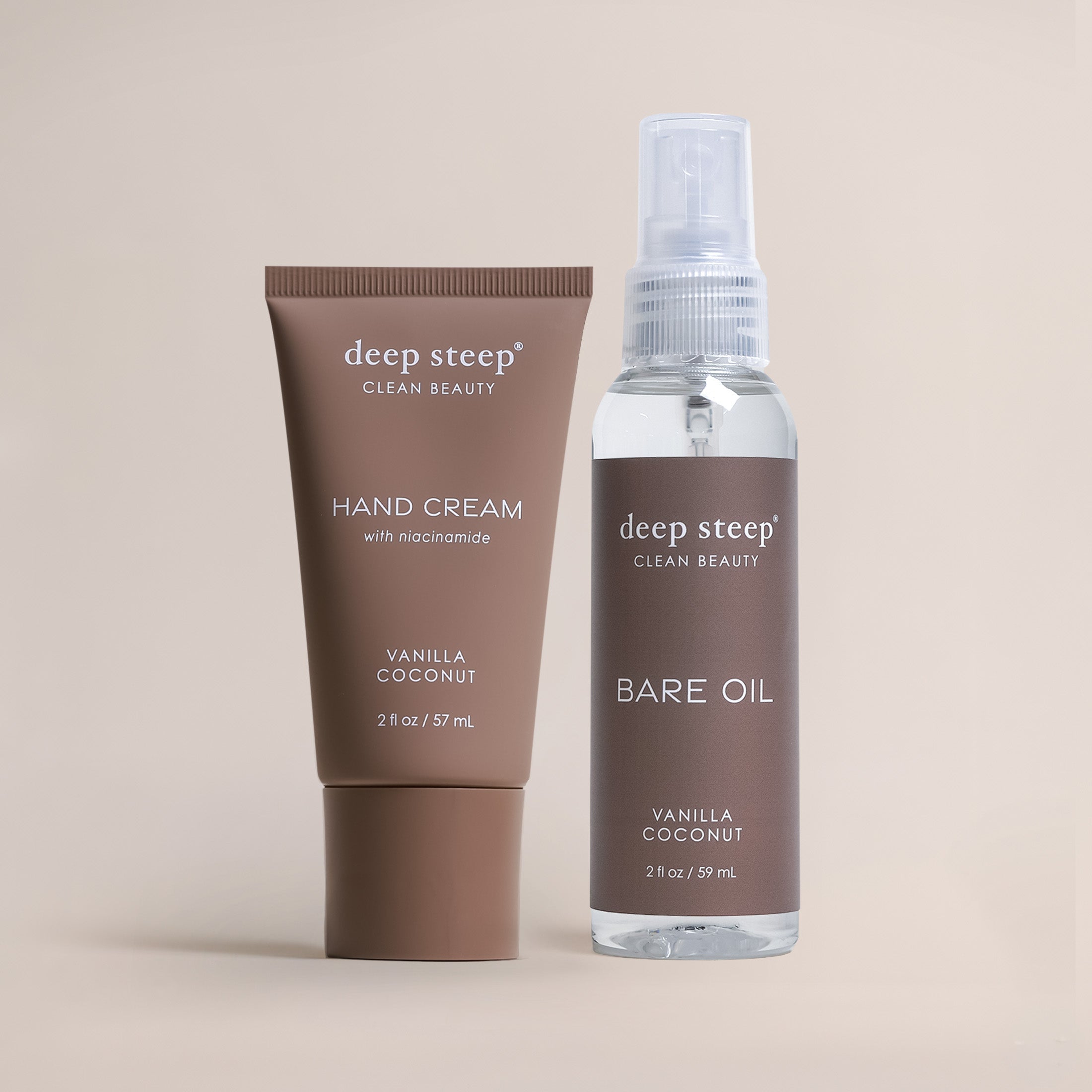 Deep Hydration - Vanilla Coconut Hand Cream & Bare Oil