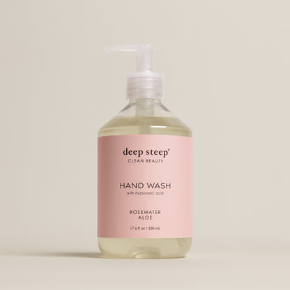 Rosewater Aloe  Liquid Hand Wash