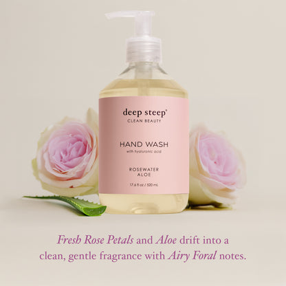 Rosewater Aloe  Liquid Hand Wash