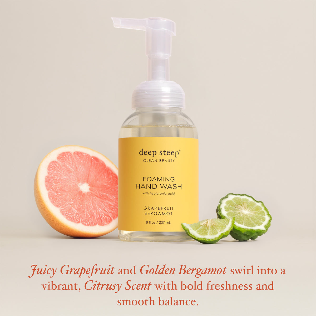 Grapefruit Bergamot Foaming Hand Wash