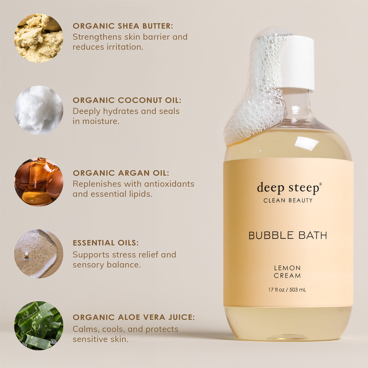 Lemon Cream Bubble Bath