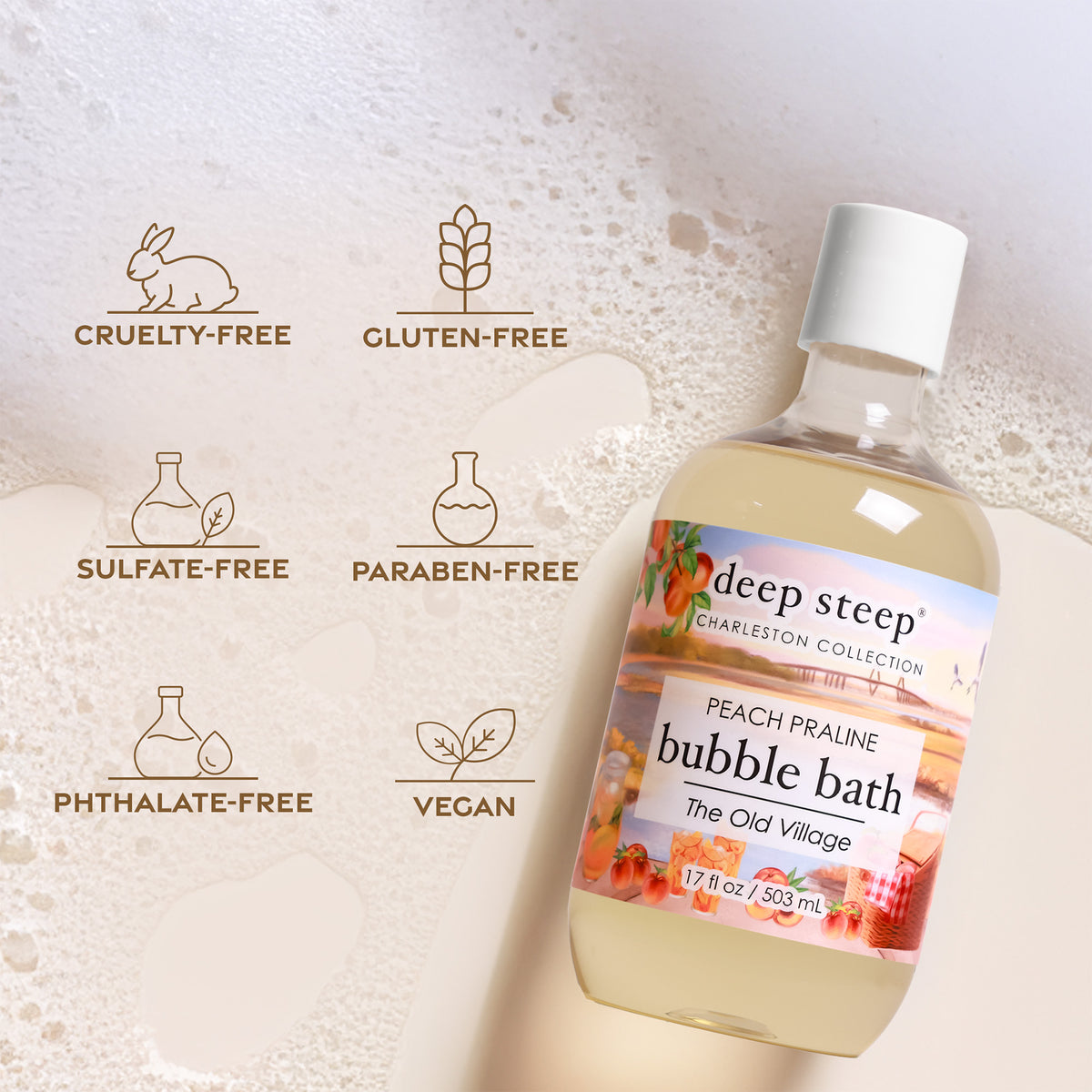 Peach Praline Bubble Bath