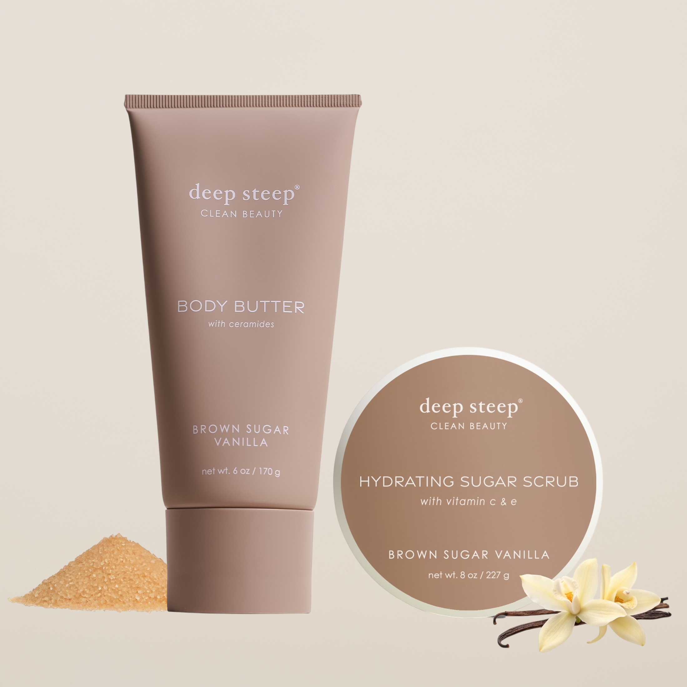 Brown Sugar Vanilla Exfoliating &amp; Hydrating Bundle