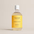 Deep Steep Grapefruit Bergamot Bubble Bath, 17 fl oz hypoallergenic bottle with a yellow label on a neutral background