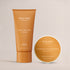 Deep Steep Honey Blossom Body Butter and Sugar Scrub bundle featuring 8 oz hydration scrub and moisturizing body butter against a neutral background