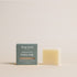 Deep Steep Rosemary Mint luxury soap bar, 0.7 oz net weight, next to its packaging box made with coconut, argan, and shea oils