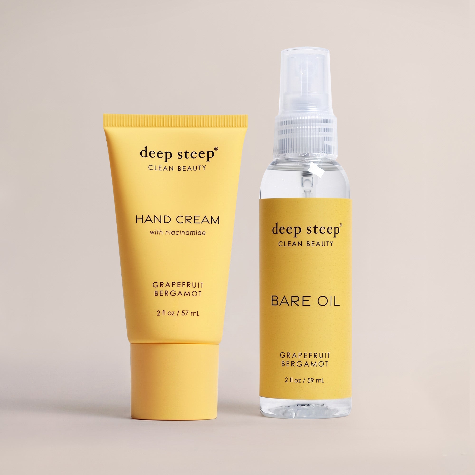 Deep Hydration - Grapefruit Bergamot Hand Cream &amp; Bare Oil