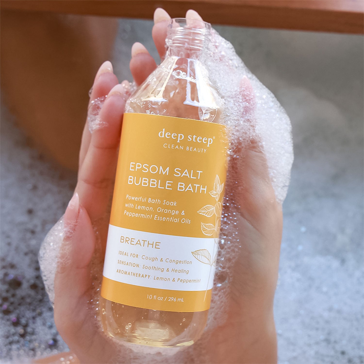 Epsom Salt Bubble Bath - Breathe