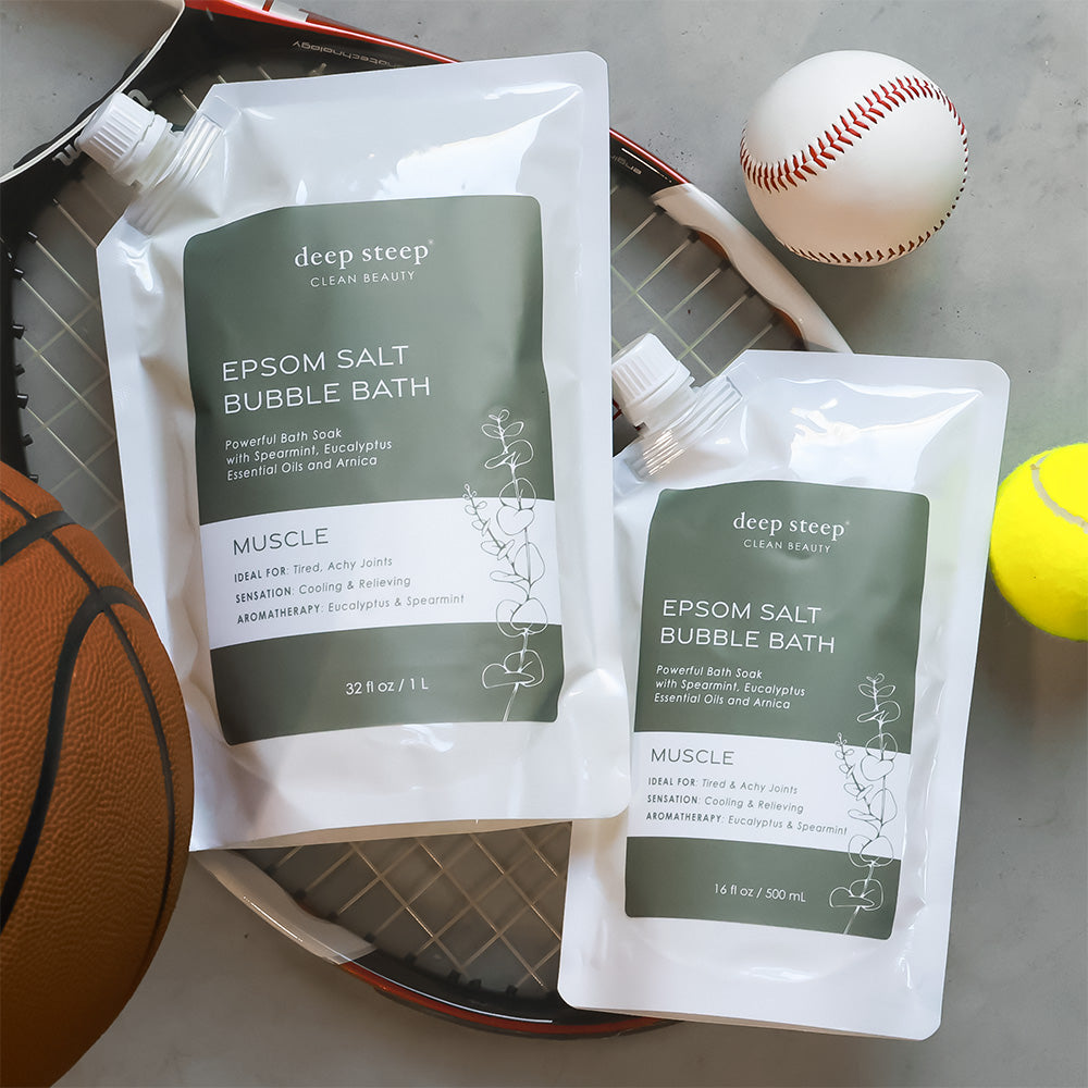 Muscle Epsom Salt Bubble Bath
