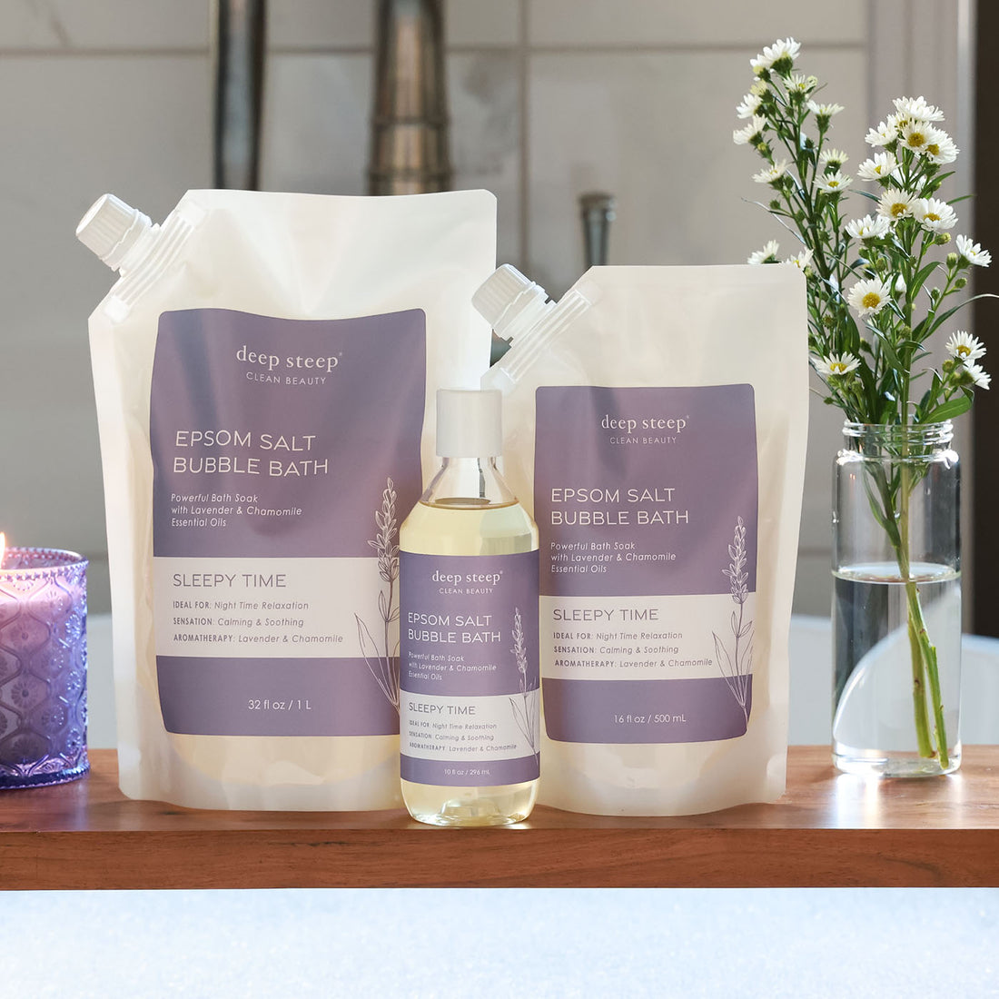 Sleepy Time Epsom Salt Bubble Bath