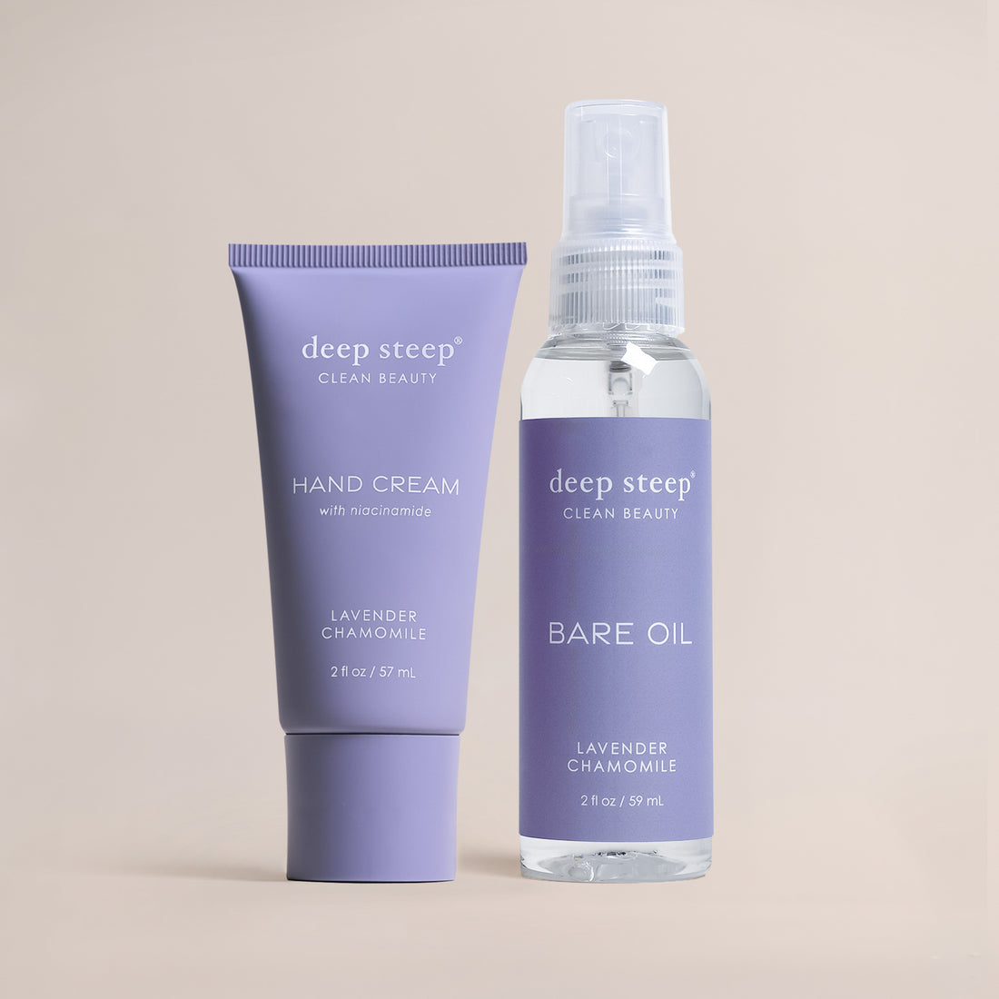 Deep Hydration - Lavender Chamomile Hand Cream &amp; Bare Oil