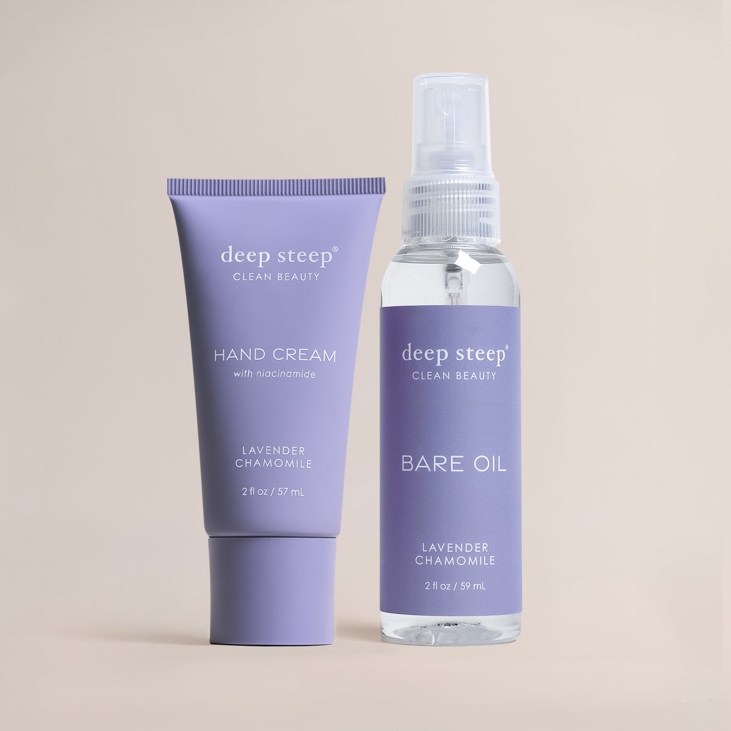 Deep Hydration - Lavender Chamomile Hand Cream &amp; Bare Oil