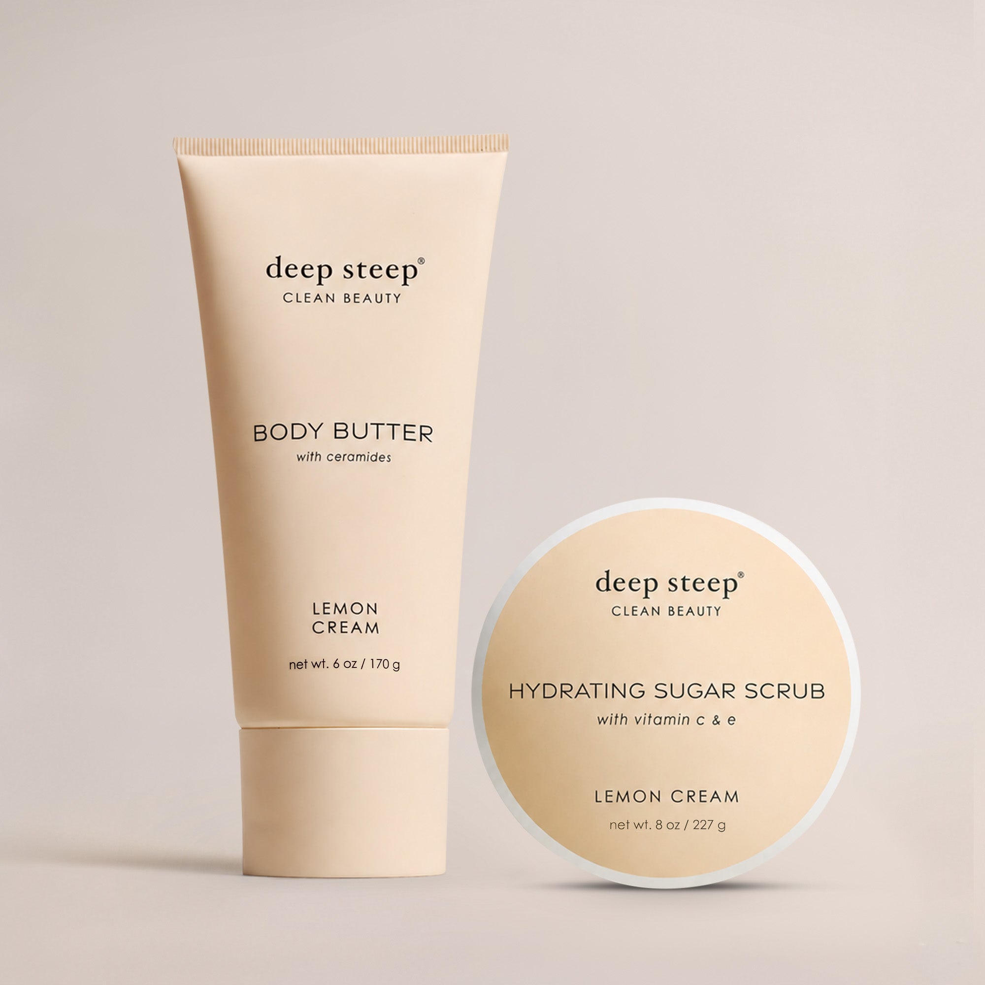 Lemon Cream Exfoliating &amp; Hydrating Bundle