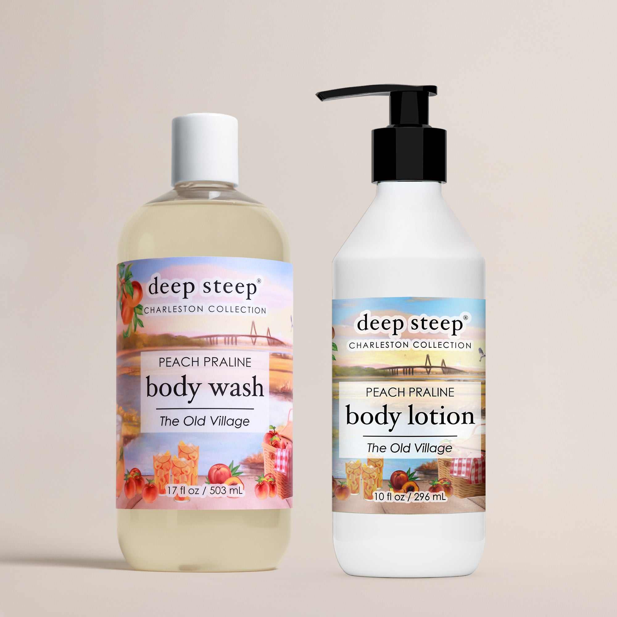The Old Village - Peach Praline Body Care Bundle