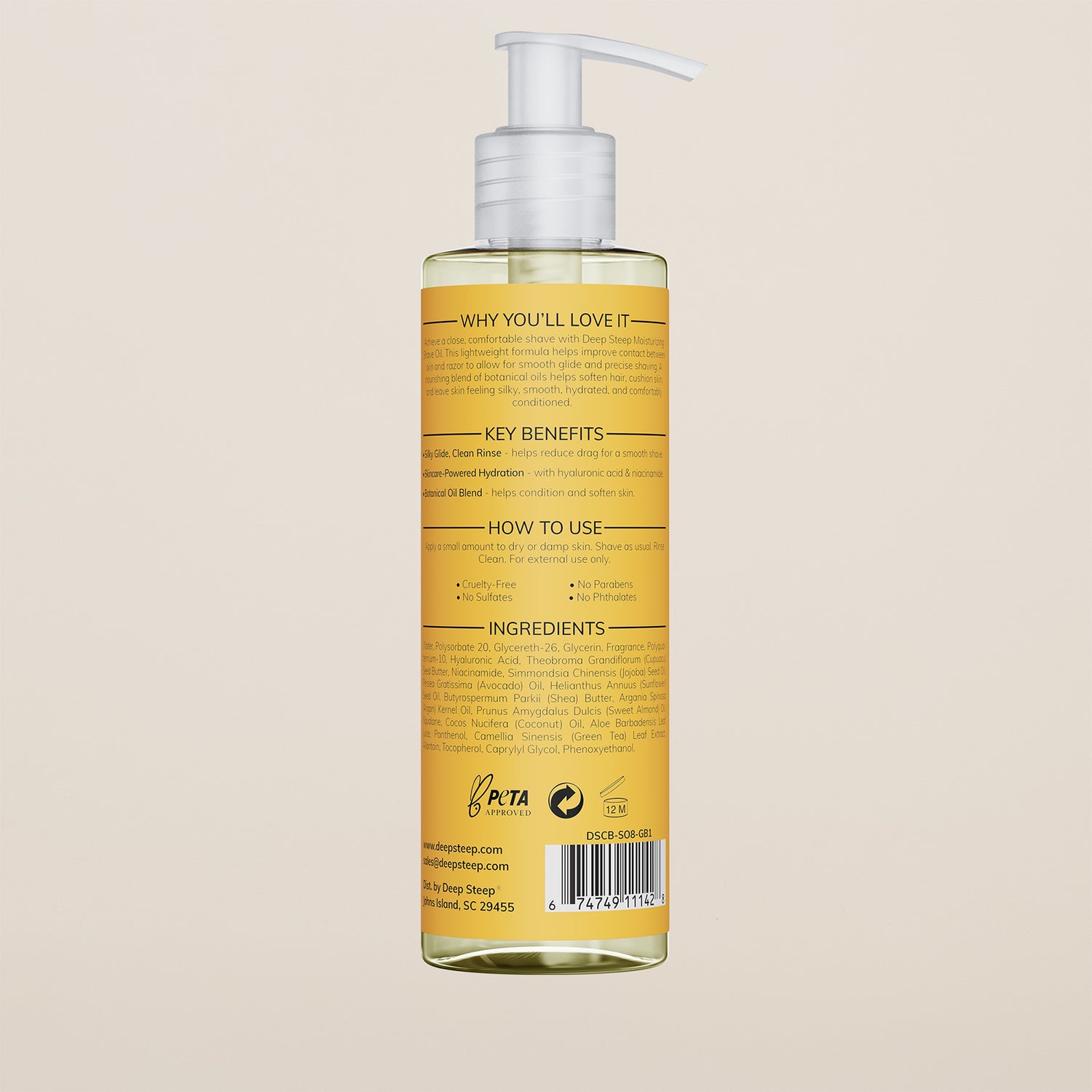 Grapefruit Bergamot Shave Oil