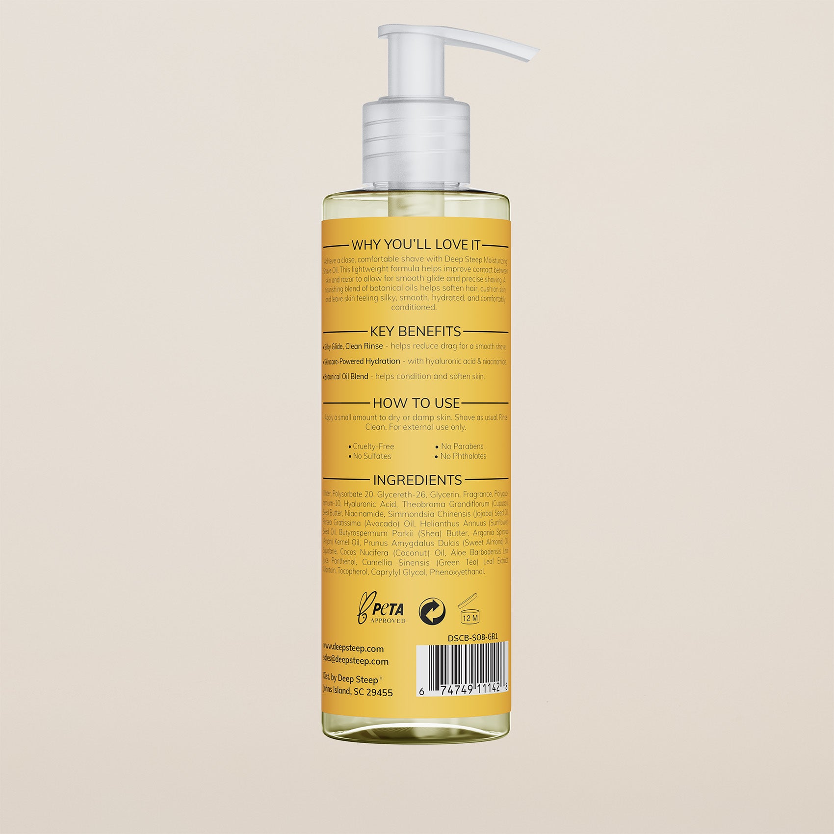 Grapefruit Bergamot Shave Oil