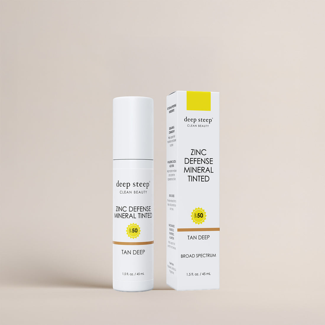 Zinc Defense Tinted Mineral SPF 50 - Tan Deep