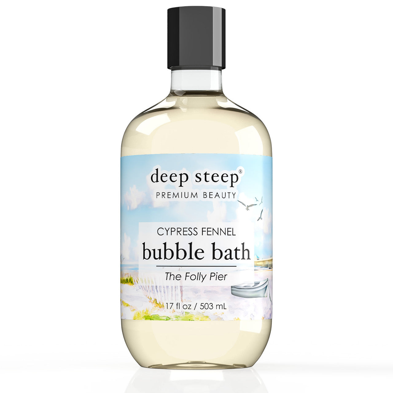 Bubble Bath Cypress Fennel (The Folly Pier) 17oz - Front