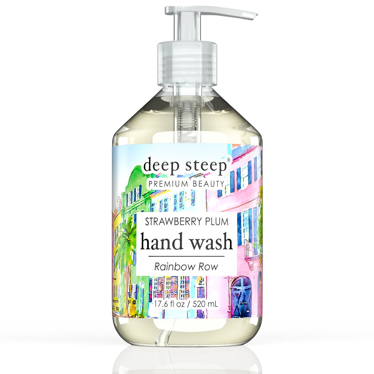 Argan Oil Hand Wash Strawberry Plum (Rainbow Row) 17.6oz - Front