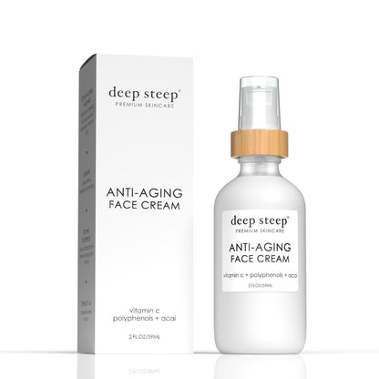 Deep Steep 2oz Anti Aging Face Cream - front