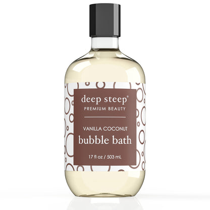 Bubble Bath Vanilla Coconut 17oz - Front