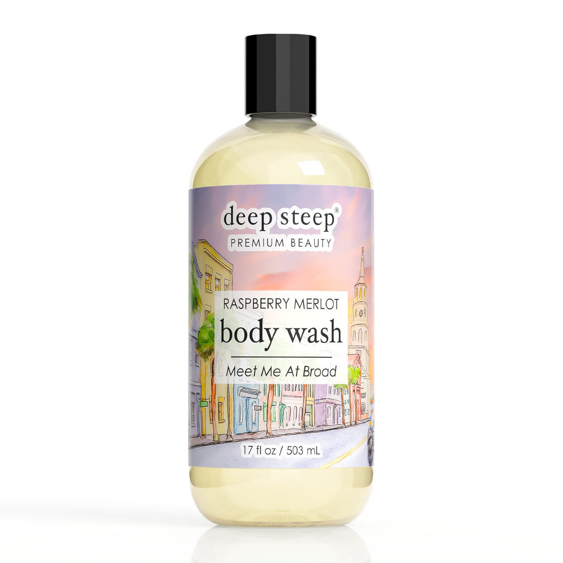 Body Wash Raspberry Merlot (Meet Me At Broad) 17oz - Front