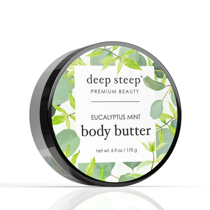 Body Butter Eucalyptus Mint 6oz - Front