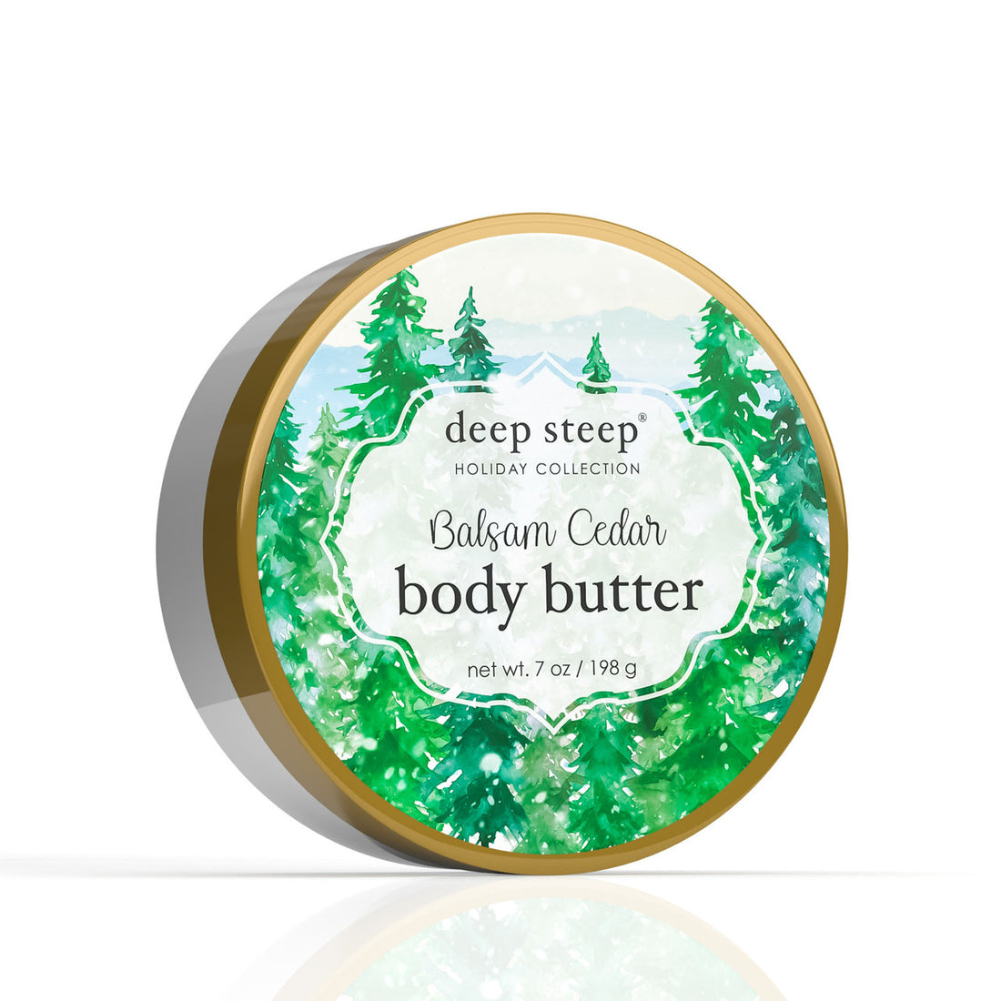 Holiday 7oz Body Butter - Balsam Cedar - Front