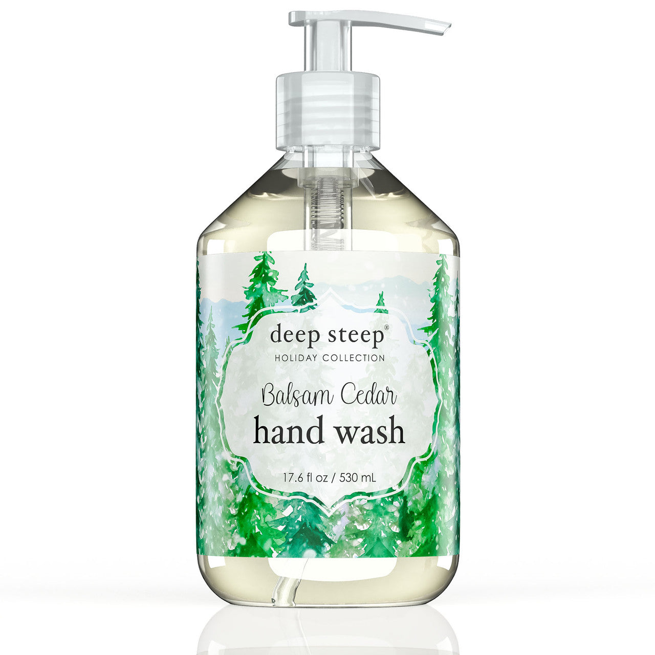 Holiday 17oz Hand Wash Balsam Cedar - Front