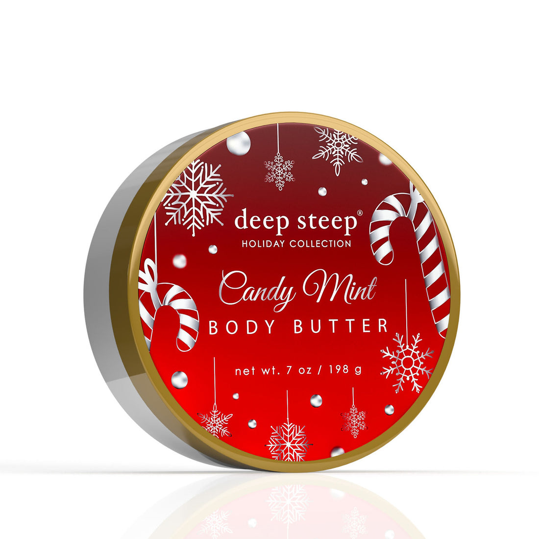 Holiday 7oz Body Butter - Candy Mint - Front