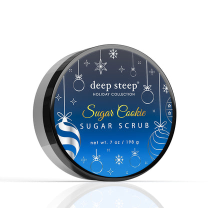 Holiday 7oz Sugar Scrub, Sugar Cookie - Front