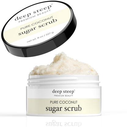 Sugar Scrub Pure Coconut 8oz - Front